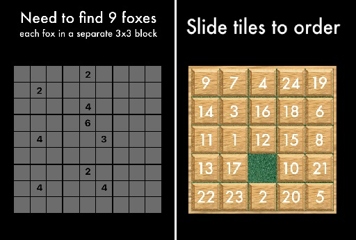 Foxdoku + Slide Tiles